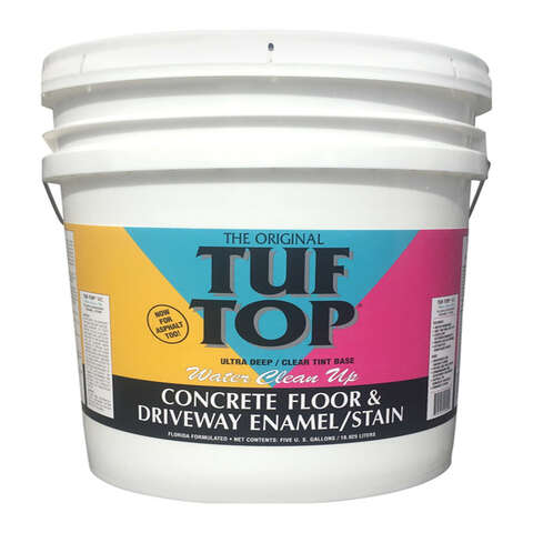 Tuf-Top Semi-Gloss Ultra-Deep/Clear Tint Water-Based Acrylic Latex Floor & Driveway Coating 5 gal