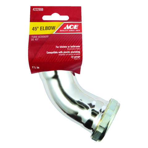 Ace 1-1/2 in. D Brass 45 Degree Elbow