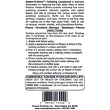 Howard Restor-A-Shine No Scent Polishing Compound 16 oz Cream