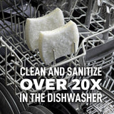 Scotch-Brite Greener Clean Non-Scratch Scrubber Sponge For Multi-Purpose 4.5 in. L 3 pk, Pack of 8