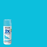 Rust-Oleum Painter's Touch 2X Ultra Cover Gloss Seaside Paint+Primer Spray Paint 12 oz, Pack of 6