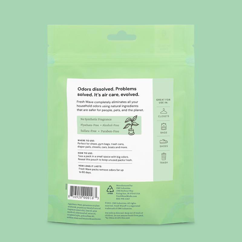 Fresh Wave Natural Scent Odor Removing Packs 4.5 oz Beads