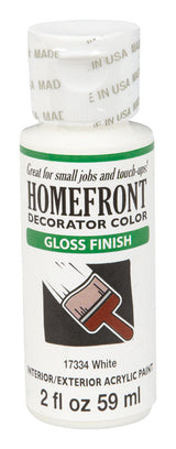 Homefront Gloss White Hobby Paint 2 oz, Pack of 3