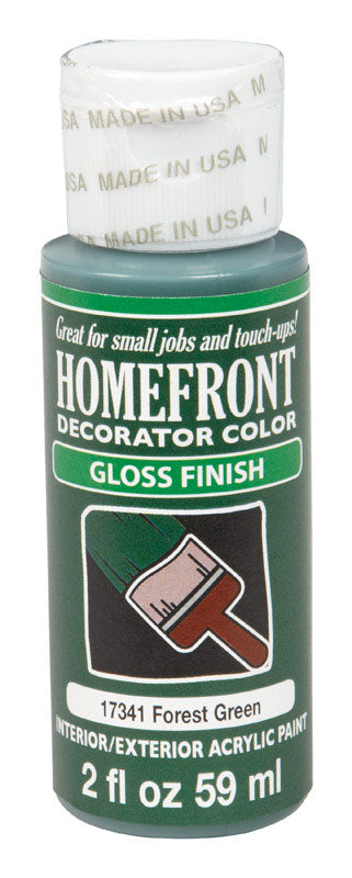 Homefront Gloss Forest Green Hobby Paint 2 oz, Pack of 3