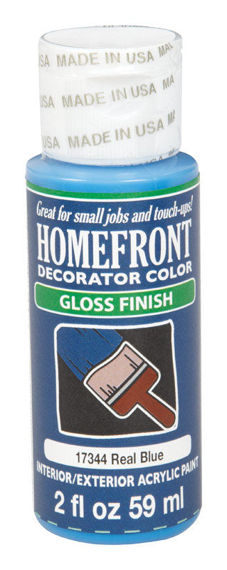 Homefront Gloss Real Blue Hobby Paint 2 oz, Pack of 3