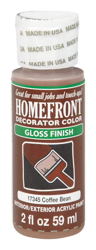 Homefront Gloss Coffee Bean Hobby Paint 2 oz, Pack of 3