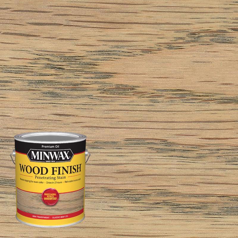 Minwax 710480000 Wood Stain, Classic Gray, Liquid, 1 gal, Pack of 2