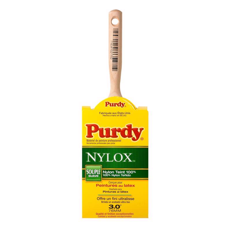 Purdy Nylox Mode 3 in. Soft Flat Trim Paint Brush