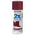 Painter's Touch 2X Ultra Cover 334062 Spray Paint, Satin, Claret Wine, 12 oz Aerosol Can