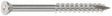 Simpson Strong-Tie S07225FT1WH01 Deck Screw, #7 Thread, 2-1/4 in L, Coarse Thread, Trim Head, 6-Lobe Drive, Steel