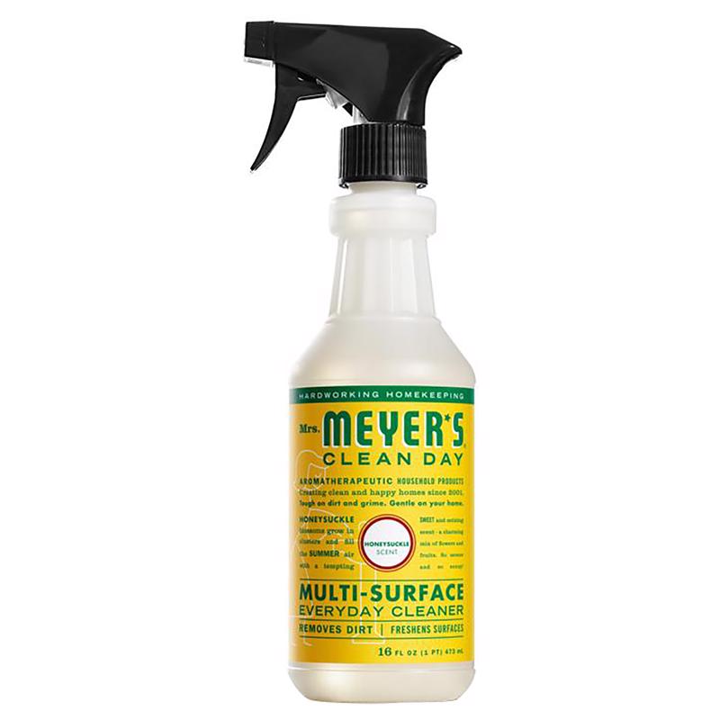 Mrs. Meyer's Clean Day Honeysuckle Scent Organic Multi-Surface Cleaner Liquid 16 oz, Pack of 6