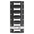 Keeper 47800 E-Track, Horizontal, Steel, Black