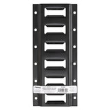 Keeper 47800 E-Track, Horizontal, Steel, Black