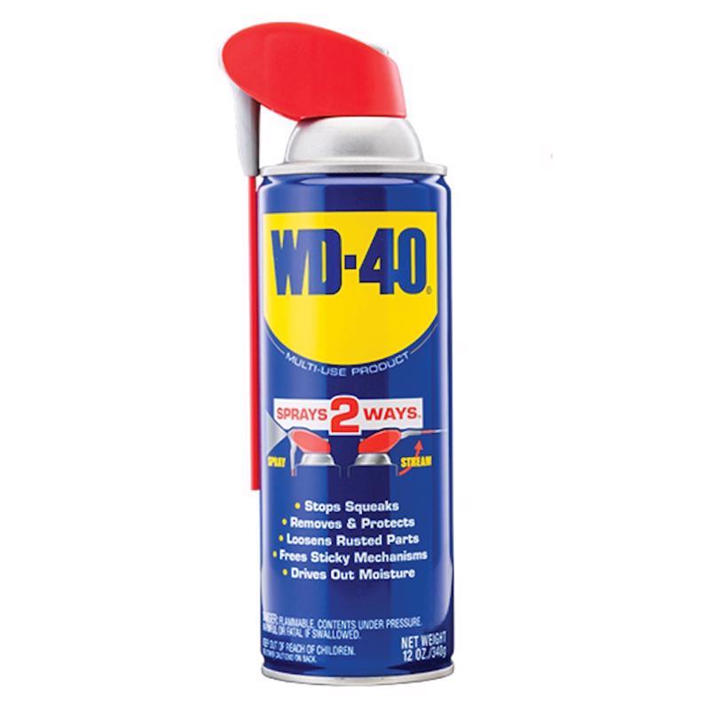 WD-40 Smart Straw Multi-Purpose Lubricant Spray 12 oz 1 pk, Pack of 12