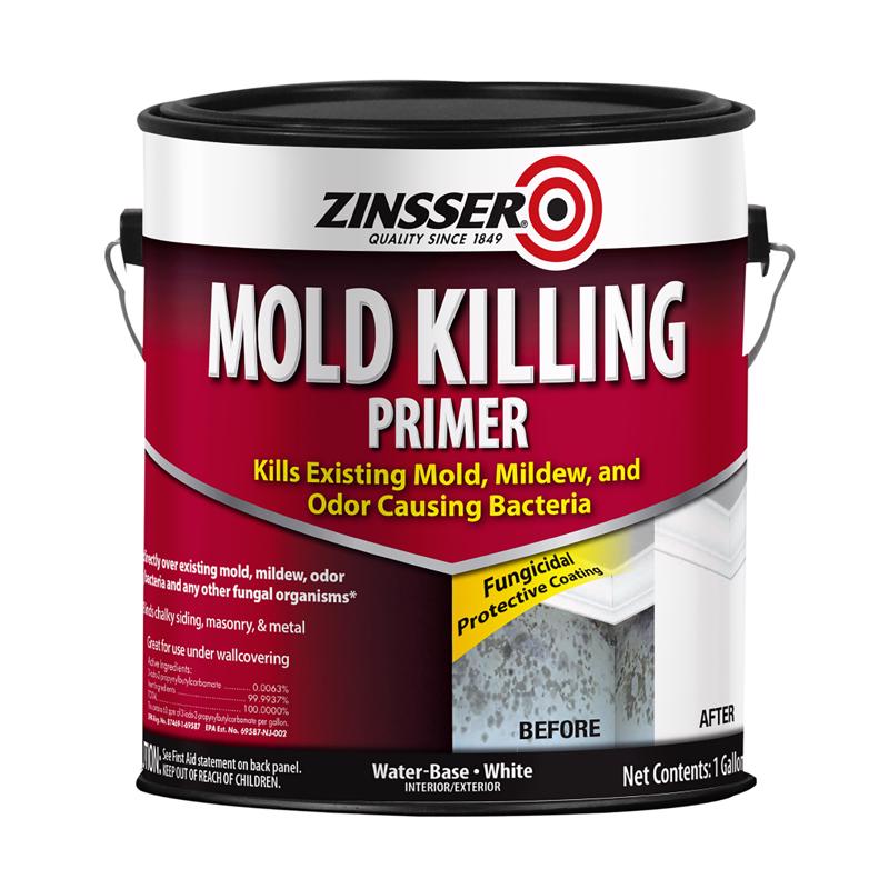 Zinsser White Water-Based Acrylic Mold Killing Primer 1 gal, Pack of 2