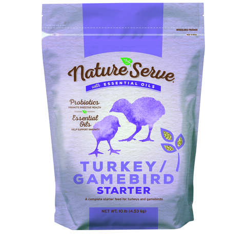 NatureServe Grower/Starter Feed Crumble For Turkey/Gamebird 10 lb