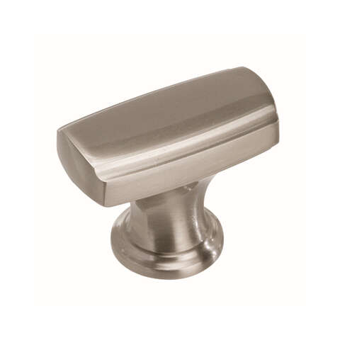 Amerock Highland Ridge Collection Round Cabinet Knob 1-1/8 in. D 1-1/8 in. Satin Nickel 1 pk