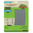 PAPER SAND W/P 2000GRIT 9X11IN