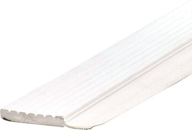 M-D 87700 Garage Door Seal, 9 ft L, Vinyl, White