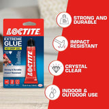 Loctite Extreme High Strength Clear Glue 0.6 oz, Pack of 6