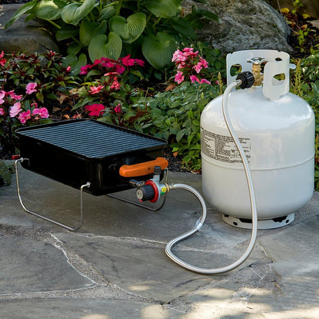 Mr. BAR-B-Q 03038Y Hose and Adapter, Stainless Steel