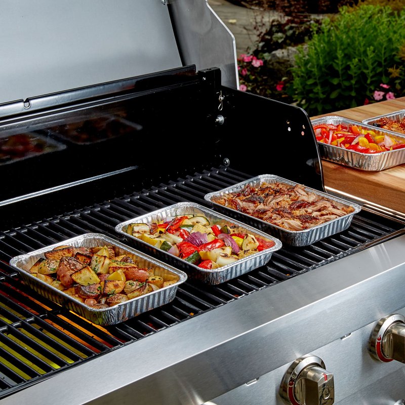 Mr. BAR-B-Q 06692Y Small Grilling Pan, Aluminum
