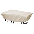 Mr. BAR-B-Q 07837BB Furniture Cover, 8.66 in L, 12.8 in W, 15.95 in H, Elastic, Taupe