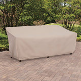 Mr. BAR-B-Q 07840BBGD Sofa Cover, 86 in L, 35-1/2 in W, 39 in H, Polyester, Taupe, For: 86 in Sofas