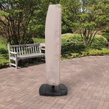 Mr. BAR-B-Q 07841BBGD Umbrella Cover, 30 in W, 100 in H, Elastic, Taupe