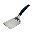 Mr. BAR-B-Q 08802RZ Extra-Large Griddle Spatula, Stainless Steel Blade, Stainless Steel, Rubber Handle, 14.88 in OAL