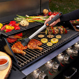 Mr. BAR-B-Q 20163Y Basting Brush, Silicone Bristle, Plastic Handle, Ergonomic Handle, 16.1 in OAL