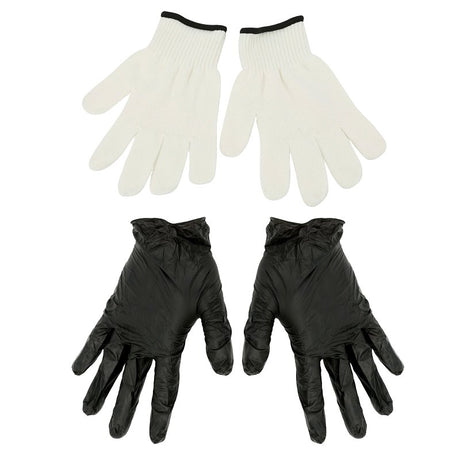 Mr. BAR-B-Q 40359Y Grilling Gloves, Nitrile