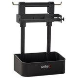 Mr. BAR-B-Q 40410Y Collapsible BBQ Caddy, Plastic, Black