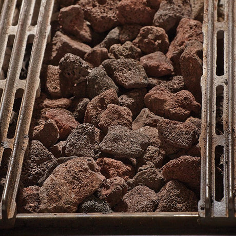 Mr. BAR-B-Q 05002 Gas Grill Replacement Lava Rock, 300 sq-in Coverage Area, 7 lb Bag