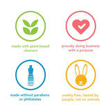 Method Ylang Ylang Scent Daily Shower Cleaner 28 oz Liquid, Pack of 8