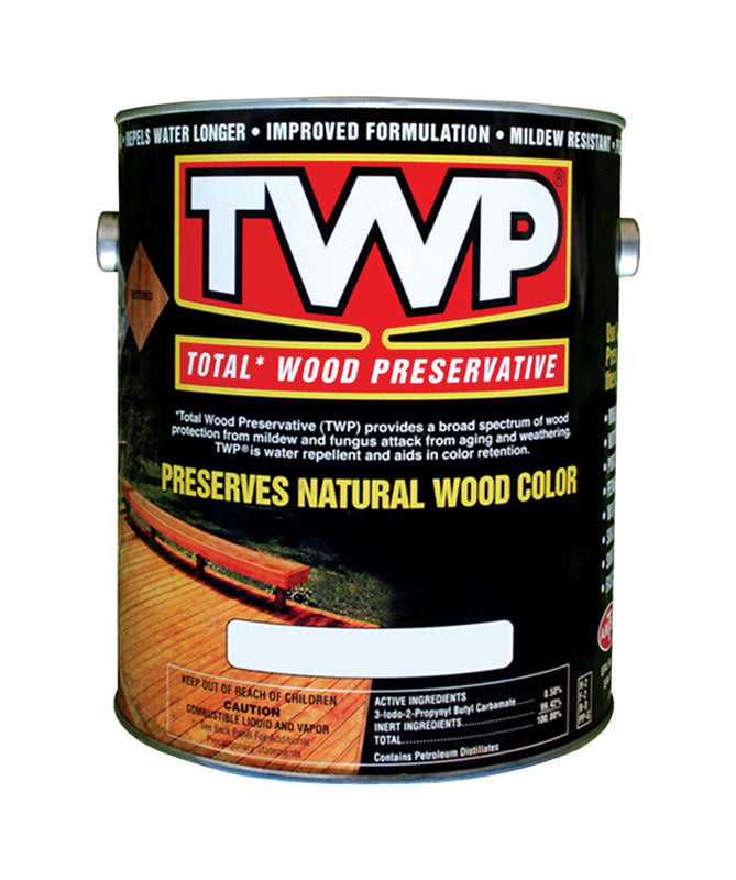 TWP 100 Series TWP-103-1 Wood Preservative, Dark Oak, Liquid, 1 gal, Can, Pack of 4