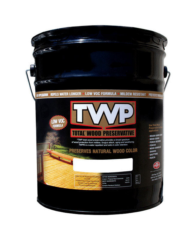 TWP 1500 Series TWP-1515-5 Stain and Wood Preservative, Honeytone, Liquid, 5 gal