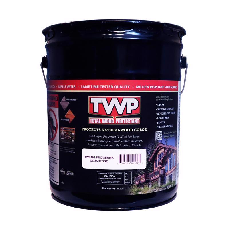 TWP 100 Series TWP-101-5 Wood Preservative, Cedartone, Liquid, 5 gal, Can