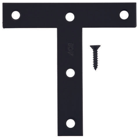 Ace 4 in. H X 4 in. W X 4 in. D Steel Tee Plate