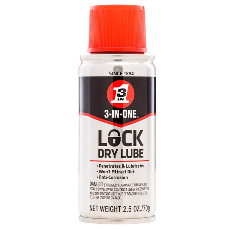 3-IN-ONE Lock Dry Lubricant 2.5 oz