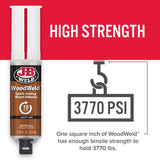 J-B Weld Light Tan Wood Epoxy 0.85 oz