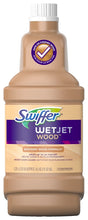 Swiffer WetJet 77133 Wood Floor Cleaner Solution Refill, 1.25 L Bottle, Liquid, Fresh, Clear