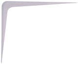 ProSource 21142PHL-PS Shelf Bracket, 170 lb/Pair, 14 in L, 12 in H, Steel, White, Pack of 20