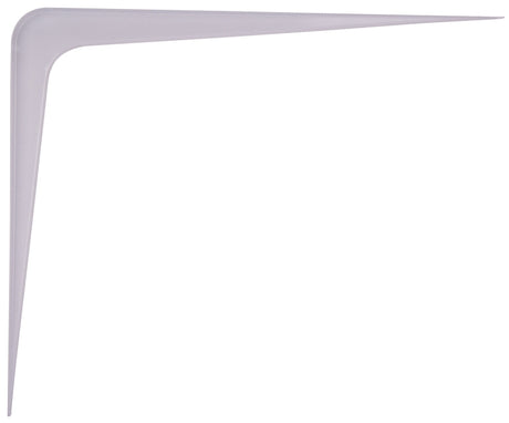 ProSource 21142PHL-PS Shelf Bracket, 170 lb/Pair, 14 in L, 12 in H, Steel, White, Pack of 20