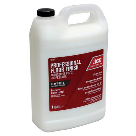 Ace Professional High Gloss Floor Finish Liquid 1 gal, Pack of 4