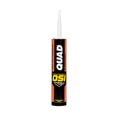 OSI Quad Beige Elastomeric Polymers Door/Siding/ Window Sealant 10 oz, Pack of 12