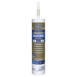 GE Advanced Almond Silicone 2 Window and Door Caulk Sealant 10.1 oz, Pack of 12