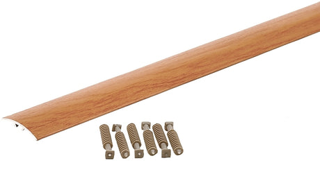 M-D 46147 Multi-Floor Transition, 36 in L, 1-1/2 in W, Aluminum, Cherry