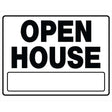 HILLMAN English White Open House Sign 20 in. H X 24 in. W, Pack of 6