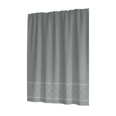 Sttelli Radiance 72 in. H X 72 in. W Limestone Shower Curtain Polyester, Pack of 3